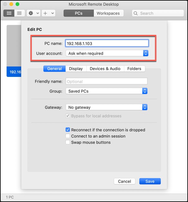 how to access rdp in mac